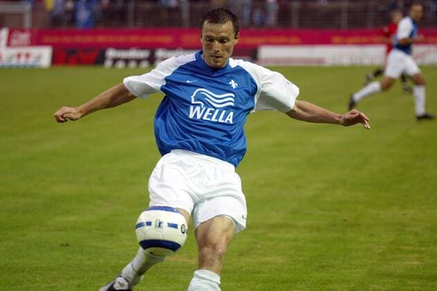 Markus Beierle (Darmstadt) am Ball Fußball Herren Regionalliga Süd 2005 2006, 3. Liga, SV Darmstadt 98 Einzelbild Darmstadt