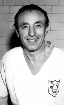 Stanley Matthews (Blackpool) -  Fußball Herren English First Division 1947 1948, 1. Englische Liga, FC Blackpool Porträt Blackpool
