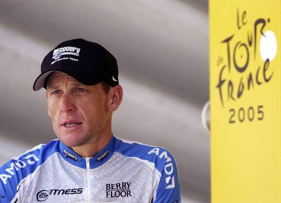 Lance Armstrong (USA Discovery Channel) -  Radsport Herren Tour de France 2005, ProTour, Straßenradsport, Straße, Rad Porträt 19. Etappe: Issoire - Le Puy en Velay