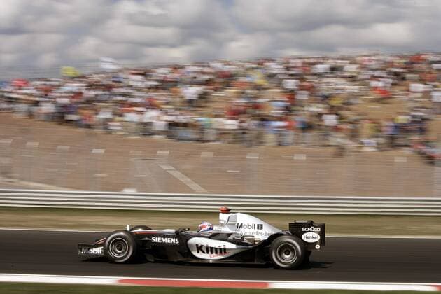 Kimi Räikkönen (Finnland McLaren Mercedes) in seinem Boliden Motorsport Grand Prix Herren Großer Preis der Türkei 2005, Formel 1 Weltmeisterschaft, F1, F, GP, WM Einzelbild Istanbul Dynamik,
