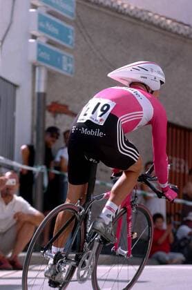 Erik Zabel (Deutschland T Mobile) - Einzelzeitfahren -  Radsport Herren Vuelta a Espana 2005, Spanienrundfahrt, ProTour, Straßenradsport, Straße, Rad, Prolog Einzelbild 1. Etappe: Granada - La Alhambra