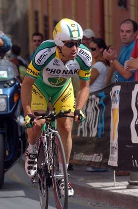 Santiago Botero (Kolumbien Phonak) - Einzelzeitfahren -  Radsport Herren Vuelta a Espana 2005, Spanienrundfahrt, ProTour, Straßenradsport, Straße, Rad, Prolog Einzelbild 1. Etappe: Granada - La Alhambra