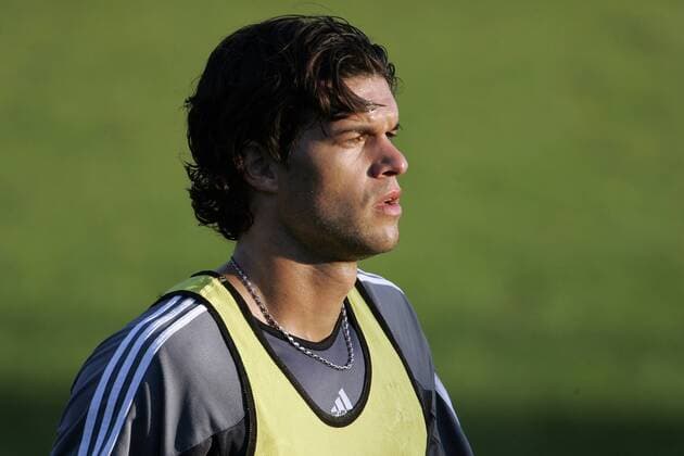 Michael Ballack (Deutschland) Fußball Herren Nationalmannschaft 2005, Nationalteam, Training Porträt Berlin