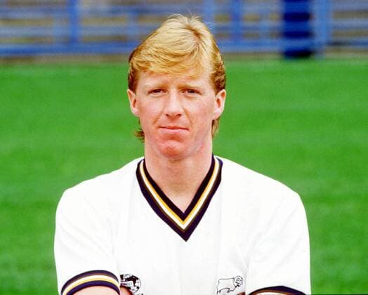 Steve McClaren (Derby County) -  Fußball Herren English Second Division 1986 1987, 2. Englische Liga, Derby County Porträt Derby