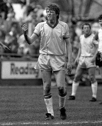 Steve McClaren (Derby) gibt Anweisungen -  Fußball Herren English Third Division 1985 1986, Three, 3. Englische Liga, Derby County Einzelbild Reading