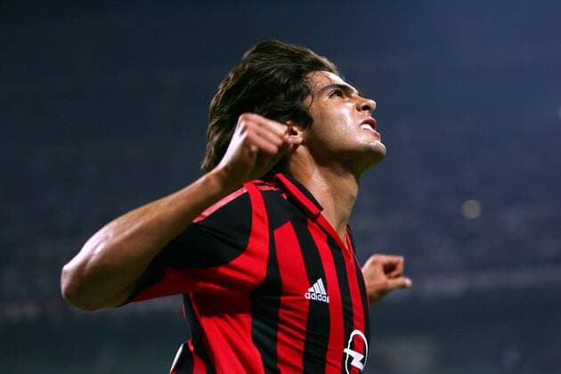 Kaka (Milan) - Torjubel Fußball Herren Serie A 2005 2006, 1. Italienische Liga, AC Mailand Einzelbild Mailand Freude,