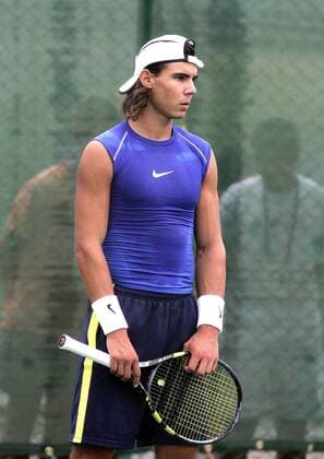 Rafael Nadal (Spanien) -  Tennis Herren China Open 2005, ATP Tour, Training Einzelbild IMC20050912z03 Peking Beijing