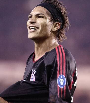 Jose Paolo Guerrero (Bayern) -  Fußball EC 1 Herren Champions League 2005 2006, FC Bayern München Porträt Wien Freude,