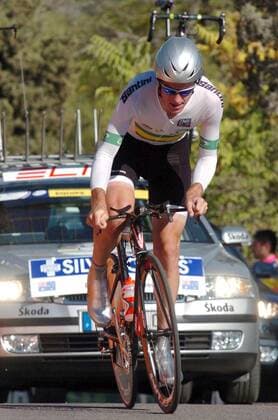 Michael Rogers (Australien) -  Radsport WM Herren Weltmeisterschaft 2005, Straßenradsport, Straße, Rad, Zeitfahren, Einzelzeitfahren, Vdig Einzelbild Madrid
