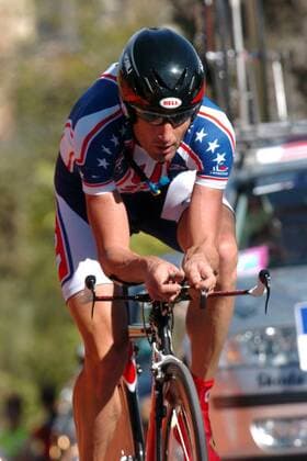 Bobby Julich (USA) -  Radsport WM Herren Weltmeisterschaft 2005, Straßenradsport, Straße, Rad, Zeitfahren, Einzelzeitfahren, Vdig Einzelbild Madrid