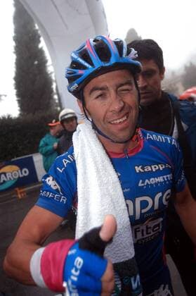 Gilberto Simoni (Italien Lampre Caffita), Sieger der Giro dell Emilia 2005 -  Radsport Herren Giro dell Emilia 2005, GP Granarolo, Straßenradsport, Straße, Rad Einzelbild Granarolo Freude,
