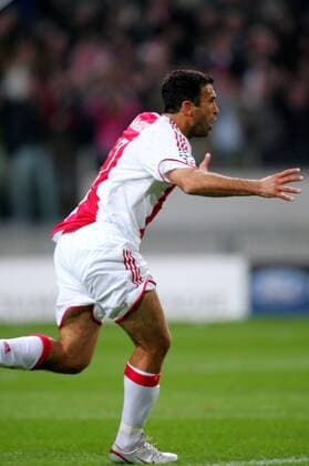 Yannis Anastasiou (Ajax) - Torjubel Fußball EC 1 Herren Champions League 2005 2006, Ajax Amsterdam, Einzelbild pan11149 Amsterdam Dynamik,  