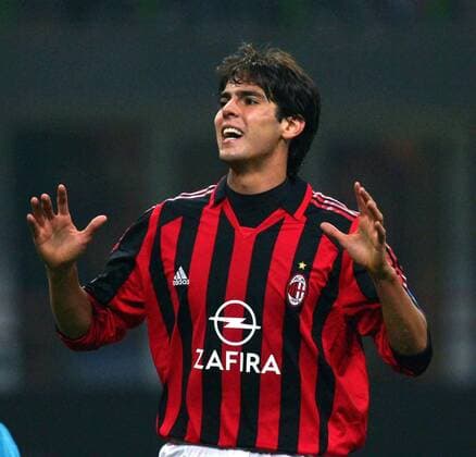 Kaka (Milan) verzweifelt -  Fußball EC 1 Herren Champions League 2005 2006, AC Mailand Einzelbild Mailand Enttäuschung, Verzweiflung,
