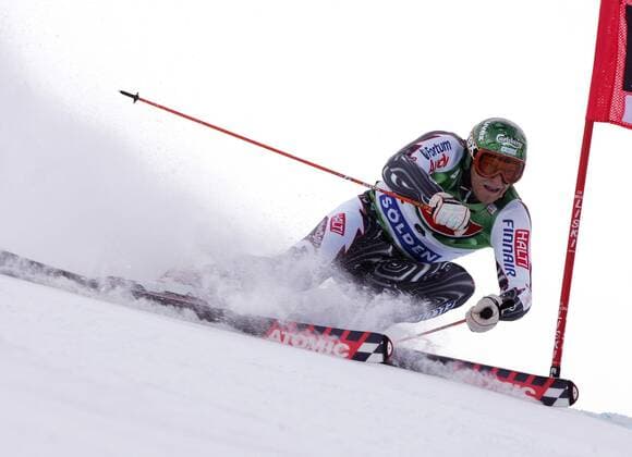 Kalle Palander (Finnland) Alpiner Skilauf Herren Weltcup 2005 2006, Welt Cup, Worldcup, World, WC, Ski Alpin, Skisport, Riesenslalom, Vdig Einzelbild Sölden Dynamik,