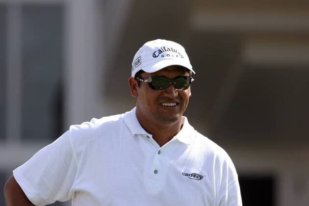 Michael Campbell (Neuseeland) gut gelaunt - (Icon7742782) Golf Herren Mercedes Championship 2006, PGA Tour, Golfen Einzelbild Kapalua Hawaii EDITORIAL USE ONLY