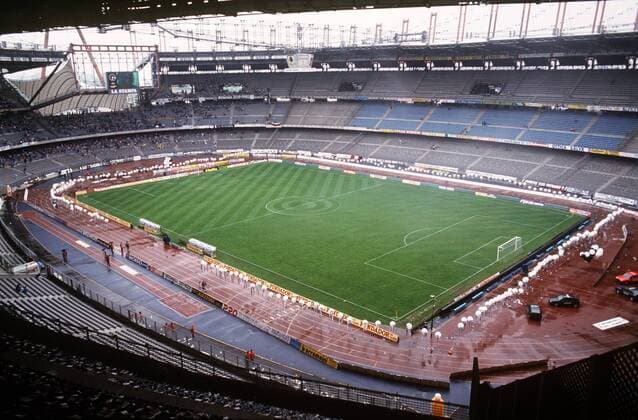 Gähnende Leere im Stadio delle Alpi Fußball Herren Serie A 1992 1993, 1. Italienische Liga, AC Torino Calcio Totale Stadio Delle Alpi Turin Leere,