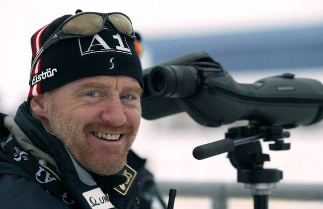 Nationaltrainer Klaus Siebert (Österreich) Biathlon WM Herren Weltmeisterschaft 2004, 20km, 20 km, Kilometer Porträt Oberhof