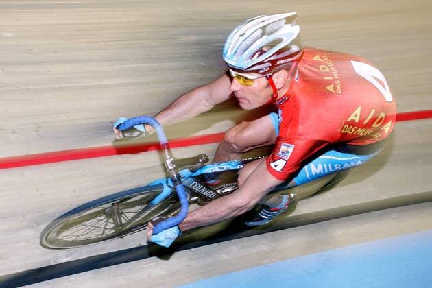 Erik Zabel (Deutschland) während des Bremer Sechstagerennens 2006 Radsport Herren Bremer Sechstagerennen 2006, Sechstage, Sechs, Sixdays, six days Einzelbild Bremen Dynamik,