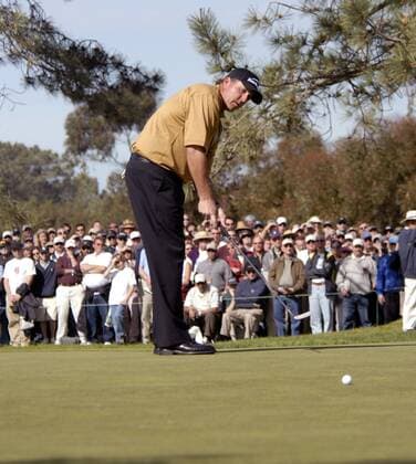Phil Mickelson (USA) - Put -  sdp2006012808 Golf Herren Buick Invitational 2006, PGA Tour, Golfen Totale San Diego