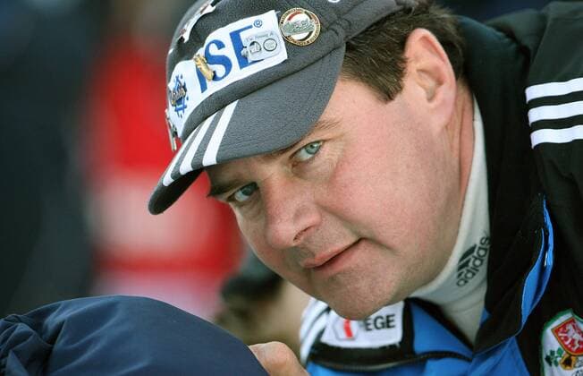 Bundestrainer Wolfgang Hoppe (Deutschland) Bobsport EM Damen Weltcup 2005 2006, Welt Cup, Worldcup, World, WC, Zweierbob, Zweier, 2er, 2 er, Europameisterschaft Porträt St. Moritz