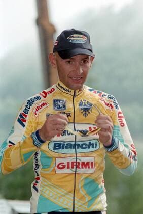 Marco Pantani (Italien Mercatone Uno) -  Radsport Herren Giro d Italia 1998, dItalia, Straßenradsport, Straße, Rad, Vneg Einzelbild