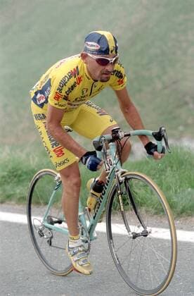 Marco Pantani (Italien Mercatone Uno) -  Radsport Herren Giro d Italia 2000, dItalia, Straßenradsport, Straße, Rad, Vneg Einzelbild
