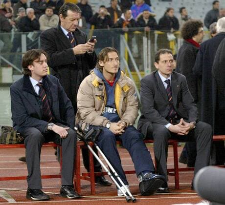Francesco Totti (Roma) -  Fußball Herren Serie A 2005 2006, 1. Italienische Liga, AS Rom Gruppe Rom