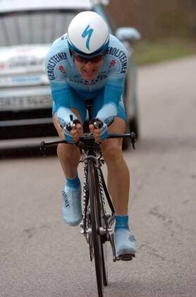 Levi Leipheimer (USA Gerolsteiner) -  Radsport Herren Tirreno Adriatico 2006, ProTour, Straßenradsport, Straße, Rad, Zeitfahren, Einzelzeitfahren Einzelbild 5. Etappe: Servigliano - Servigliano