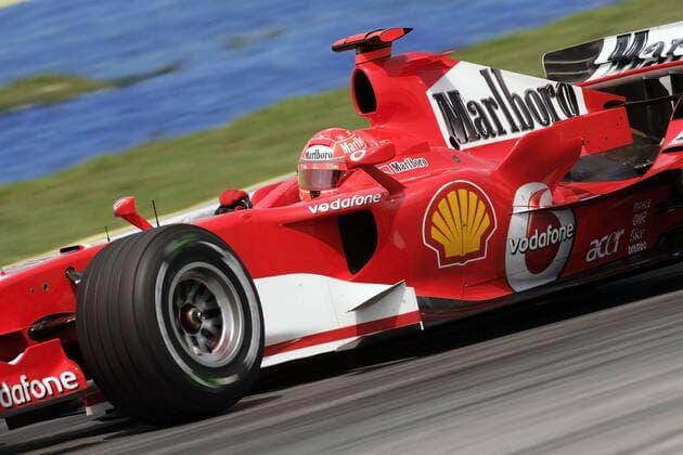 Michael Schumacher (Deutschland Ferrari) in seinem Boliden Motorsport Grand Prix Herren Großer Preis von Malaysia 2006, Formel 1 Weltmeisterschaft, F1, F, GP, WM, Vdig Einzelbild Sepang Kuala Lumpur