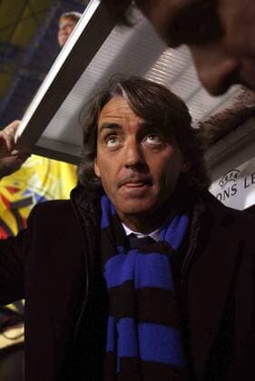 Trainer Roberto Mancini (Inter) -  Fußball EC 1 Herren Champions League 2005 2006, FC Internazionale Mailand, Viertelfinale, Vdig Porträt Villarreal