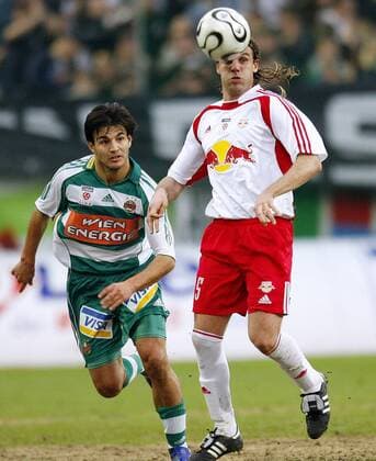 Ezequiel Carboni (Salzburg, re.) gegen Sebastian Martinez (Rapid Wien) Fußball Herren TMobileBundesliga 2005 2006, 1. Österreichische Liga, SK Rapid Wien - SV Red Bull Salzburg 0:1 Gruppe Wien Dynamik,