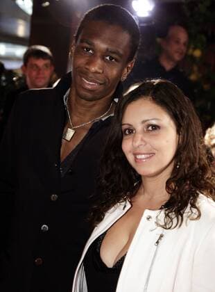 Juan (Bayer 04 Leverkusen Brasilien) mit Ehefrau Monick anläßlich der Charity Night of Sports 2006 Fußball Herren Charity Night of Sports 2006, Gala, Sportgala, Benefiz, Benefizgala, Wohltätigkeit Gruppe Köln