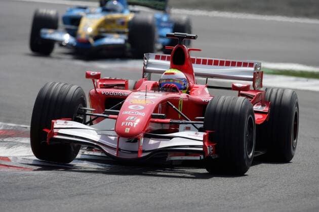 Felipe Massa (Brasilien Ferrari) in seinem Boliden Motorsport Grand Prix Herren Großer Preis von Europa 2006, Formel 1 Weltmeisterschaft, F1, F, GP, WM, Qualifying Einzelbild Nürburgring Nürburg