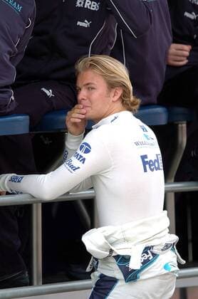 Nico Rosberg (Deutschland Williams Cosworth) nachdenklich Motorsport Grand Prix Herren Großer Preis von Spanien 2006, Formel 1 Weltmeisterschaft, F1, F, GP, WM Einzelbild Circuit de Catalunya Barcelona Nachdenklichkeit,