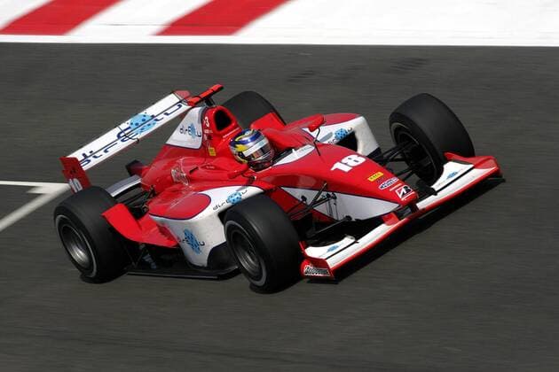 Hiroki Yoshimoto (Japan BCN Competition) in seinem Boliden Motorsport Grand Prix Herren Großer Preis von Spanien 2006, Formel 2 Weltmeisterschaft, F2, F, GP2, GP, WM, Einzelbild Circuit de Catalunya Barcelona