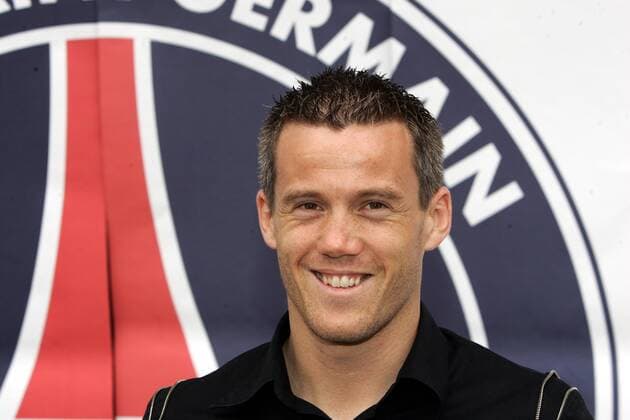 Neuzugang Torwart Mickael Landreau (Paris St. Germain) -  Fußball Herren Vorschau Ligue 1 2006 2007, 1. Französische Liga, Paris Saint Germain, PSG, Vdig Porträt Paris Freude,  