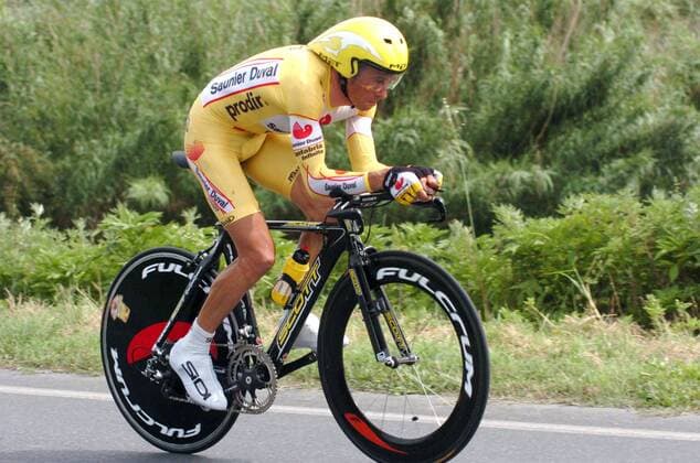 Gilberto Simoni (Italien Saunier Duval Prodir) - Einzelzeitfahren -  Radsport Herren 89. Giro dItalia 2006, d Italia, ProTour, Straßenradsport, Straße, Rad, Einzelzeitfahren, Zeitfahren Einzelbild 11. Etappe: Pontedera - Pontedera