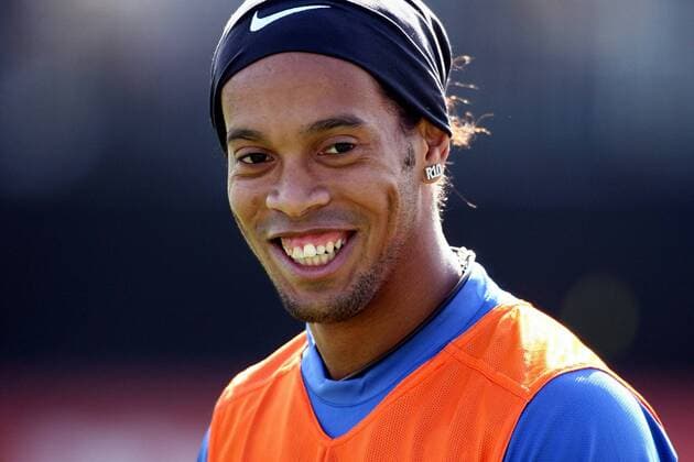 Ronaldinho (Brasilien) -  Fußball Herren Nationalmannschaft 2006, Nationalteam, Training, Brasilien Porträt Weggis