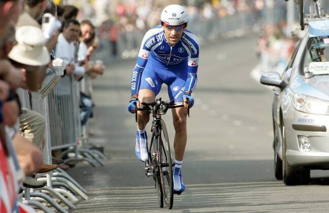 Juan Manuel Garate (Spanien Quick Step Innergetic) Radsport Herren Giro d Italia 2006, dItalia, ProTour, Straßenradsport, Straße, Rad, Einzelzeitfahren, Zeitfahren Einzelbild 1. Etappe: Seraing