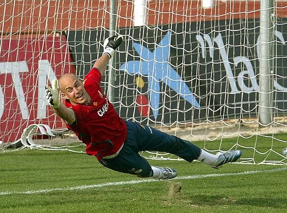 Torwart Jose Reina (Spanien) - Torwartparade -  Fußball Herren Vorschau 2006, Nationalmannschaft, Nationalteam, Training, Trainingslager, Vorbereitung, Vdig Einzelbild Madrid
