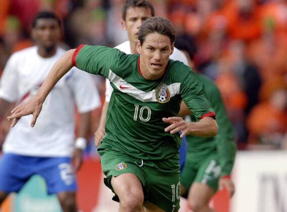 Guillermo Luis Franco (Mexiko) Fußball Länderspiel Herren Nationalmannschaft 2006, Testspiel, Test, Nationalmannschaft, Nationalteam, Nationaltrikot, Einzelbild Eindhoven Dynamik,