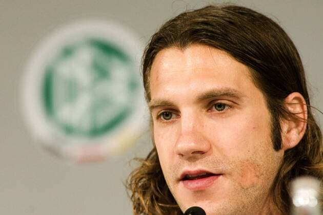 Torsten Frings (Deutschland) während der Pressekonferenz Fußball WM Herren WM 2006, Nationalmannschaft, Nationalteam, Pressekonferenz, PK, Pressetermin Porträt Berlin