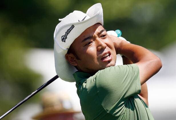 Shingo Katayama (Japan) schaut seinem Schlag hinterher -  (NYP20060615101) Golf Herren US Open Championship 2006, PGA Tour Einzelbild Mamaroneck, New York, NY, N Y Golf Herren US Open Championship 2006, PGA Tour Einzelbild Mamaroneck, New York, NY, N Y