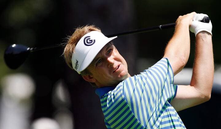 David Toms (USA) schaut seinem Abschlag hinterher -  (NYP20060615102) Golf Herren US Open Championship 2006, PGA Tour Einzelbild Mamaroneck, New York, NY, N Y Golf Herren US Open Championship 2006, PGA Tour Einzelbild Mamaroneck, New York, NY, N Y