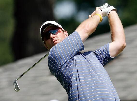 David Duval (USA) schaut seinem Schlag hinterher -  (NYP20060615105) Golf Herren US Open Championship 2006, PGA Tour Einzelbild Mamaroneck, New York, NY, N Y Golf Herren US Open Championship 2006, PGA Tour Einzelbild Mamaroneck, New York, NY, N Y