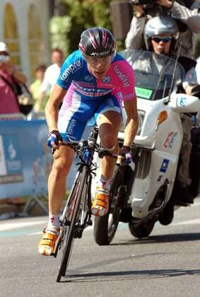 Damiano Cunego (Italien Lampre) - Radsport Herren Tour de France 2006, ProTour, Straßenradsport, Straße, Rad, Prolog, Einzelzeitfahren, Zeitfahren Einzelbild Prolog: Straßburg Radsport Herren Tour de France 2006, ProTour, Straßenradsport, Straße, Rad, Prolog, Einzelzeitfahren, Zeitfahren Einzelbild Prolog: Straßburg