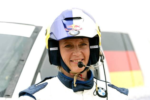 Jutta Kleinschmidt (Deutschland BMW) Motorsport Damen ZDF Fernsehgarten 2006, Sendung, Fernsehsendung, Rallye, Rallyesport Porträt Mainz Motorsport Damen ZDF Fernsehgarten 2006, Sendung, Fernsehsendung, Rallye, Rallyesport Porträt Mainz