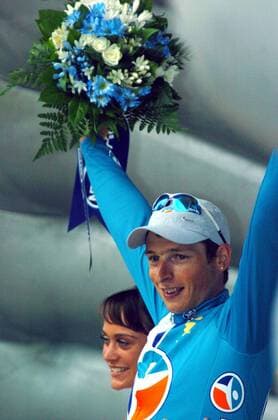 Pierrick Fedrigo (Frankreich Bouygues Telecom) gewinnt die 14. Etappe der Tour de France 2006 - Radsport Herren Tour de France 2006, ProTour, Straßenradsport, Straße, Rad, Einzelbild 14. Etappe: Montelimar - Gap Freude, Radsport Herren Tour de France 2006, ProTour, Straßenradsport, Straße, Rad, Einzelbild 14. Etappe: Montelimar - Gap Freude,