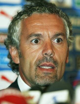 Der neue Nationaltrainer Roberto Donadoni (Italien) während des Pressetermins -  Fußball Herren Nationalteam 2006, Vdig Porträt Rom Fußball Herren Nationalteam 2006, Vdig Porträt Rom