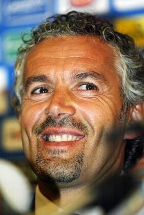 Der neue Nationaltrainer Roberto Donadoni (Italien) während des Pressetermins -  Fußball Herren Nationalteam 2006, Vdig Porträt Rom Fußball Herren Nationalteam 2006, Vdig Porträt Rom